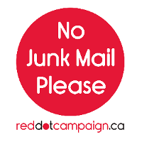 Red Dot Campaign Mailbox Sticker